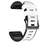 NZVCQVPU 26 22mm Leather + Silicone Strap for Fenix 6X 6 6 Pro 5 5X Plus Fenix 7X 7 Smart Watch Easyfit Wristband Bracelet Correa