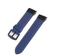 NZVCQVPU 26 22mm Leather Smart Watch Strap For Fenix 7 7X 6 6X Pro 5 5X Plus Epix Bracelet Quick Release Band Wristband Accessory