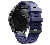 NZVCQVPU 26 22MM Official Watchband for Fenix 7 7X Epix/Coros VERTIX/VERTIX 2 Watch Quick Release Silicone Easyfit Wristband Strap
