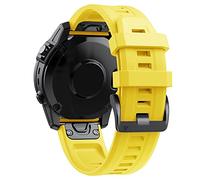 NZVCQVPU 26 22MM Official Watchband for Fenix 7 7X Epix/Coros VERTIX/VERTIX 2 Watch Quick Release Silicone Easyfit Wristband Strap