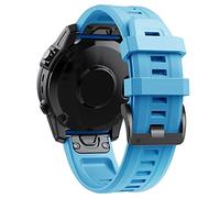 NZVCQVPU 26 22MM Official Watchband for Fenix 7 7X Epix/Coros VERTIX/VERTIX 2 Watch Quick Release Silicone Easyfit Wristband Strap