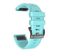 NZVCQVPU 26 22MM Watchband Strap For Fenix 7 7X 5 5X Plus 3HR 6X 6 Pro 935 MK2 Watch Quick Release Silicone Steel Buckle Wristband