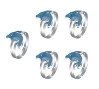 NZVCQVPU 5pcs Dolphin Humeur changeant de dessin animé Costumes et festivals