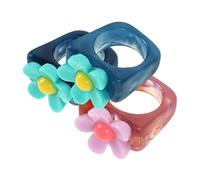 NZVCQVPU 6 pcs femmes empilant des décorations de guirlande de fleurs empilables gemmes les accessoires de fleurs miss