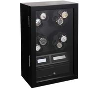 NZVCQVPU 8 + 5 Automatic Watch Winder, Quiet Motor 8 Rotation Modes Touch Screen Watches Storage Case - Handmade (Color : A) Beautiful Scenery