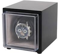 NZVCQVPU Automatic Single Watch Winder, 1+0 Quiet Motor 5 Rotation Modes Storage Display Case Box Beautiful Scenery