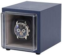 NZVCQVPU Automatic Single Watch Winder, 1+0 Quiet Motor 5 Rotation Modes Storage Display Case Box Beautiful Scenery