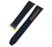 NZVCQVPU Bandons de surveillance de 19 mm 21 mm 20 mm pour oméga 326 STRAPE DE MONTRE 300 Bracelet Black Bracelet Silicone Soft Watch Band