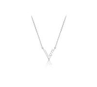 NZVCQVPU Bijoux/Colliers S925 Chaîne de pendentif de perle en eau fraîche 3-4 mm Round V Fashion Fashion All-Match Jewelry Gift Women's Pendants