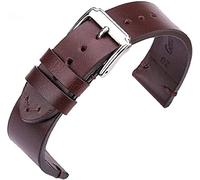 NZVCQVPU Broupes de watchbands hommes Femmes Bandes de bande vintage Blet avec sangle à boucle à broches en acier inoxydable (couleur: marron, taille: 20 mm) (couleur: marron, taille: 20 mm)