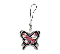 NZVCQVPU Butterfly Phone Charm Pendentif Preending Keechain pour femmes filles uniques téléphoniques papillon longe de bracelet personnalisé