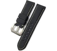 NZVCQVPU Callège de veau en fibre de carbone 24 mm 26 mm ajustement pour Luminor submersible PAM01119 01663 Sangle de montre en nylon