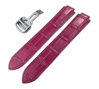 NZVCQVPU Calons de montre de montre Calfskin ， pour Ballon Bleu de Convex Type STRAP 14/16/18/20 / 22 mm Bracelets