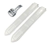 NZVCQVPU Calons de montre de montre Calfskin ， pour Ballon Bleu de Convex Type STRAP 14/16/18/20 / 22 mm Bracelets