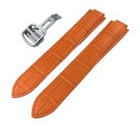 NZVCQVPU Calons de montre de montre Calfskin ， pour Ballon Bleu de Convex Type STRAP 14/16/18/20 / 22 mm Bracelets