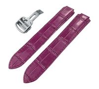 NZVCQVPU Calons de montre de montre Calfskin ， pour Ballon Bleu de Convex Type STRAP 14/16/18/20 / 22 mm Bracelets