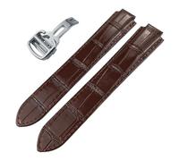 NZVCQVPU Calons de montre de montre Calfskin ， pour Ballon Bleu de Convex Type STRAP 14/16/18/20 / 22 mm Bracelets