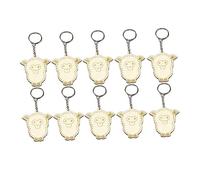 NZVCQVPU Cartonne Cartoon Animal Keychain DIY OWL MOTEM PRENDANT POUR CRÉATIF DÉCORATIVE COUVRES DU MATÉRIAL DURIBLE