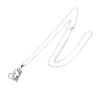 NZVCQVPU Chaîne de clavicule en forme de cœur inspirée de la fête des mères Bijoux pour femme Zircon