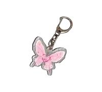 NZVCQVPU Chaînes clés pour les femmes, simple cortège de cartes photo papillon transparent