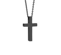 NZVCQVPU Collier avec pendentif en forme de croix pour femme en acier inoxydable, taille unique, Standard, Standard
