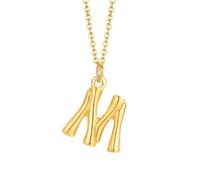 NZVCQVPU Collier avec pendentif initiale en acier inoxydable pour femme, collier rappeur pour homme avec chaîne de 50,8 cm, taille unique, Standard, Standard