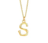 NZVCQVPU Collier avec pendentif initiale en acier inoxydable pour femme, collier rappeur pour homme avec chaîne de 50,8 cm, taille unique, Standard, Standard