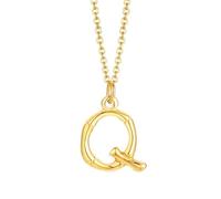 NZVCQVPU Collier avec pendentif initiale en acier inoxydable pour femme, collier rappeur pour homme avec chaîne de 50,8 cm, taille unique, Standard, Standard