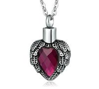 NZVCQVPU Collier, bijoux de crémation en forme de câble en acier inoxydable en métal pour hommes et femmes