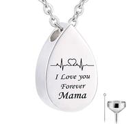 NZVCQVPU Collier de cendres, colliers de chaîne pour hommes avec en charcuterie