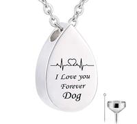 NZVCQVPU Collier de cendres, colliers de chaîne pour hommes avec en charcuterie