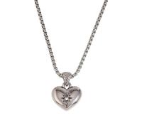 NZVCQVPU Collier de coeur mignon minimaliste pour filles, simple couloir de coeur doux romantique - Collier de coeur classique, collier de médaillon pour les femmes d'anniversaire Valentin
