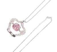 NZVCQVPU Collier de perle robuste de cœur personnalisé pour les femmes personnalisés en diamant