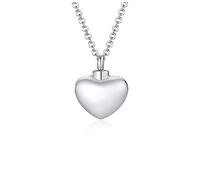 NZVCQVPU Collier de souvenirs pour cendres humaines, collier de médaillon pour cendres pour femmes en acier inoxydable Pendentif