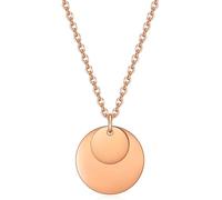 NZVCQVPU Colliers en acier inoxydable pour femmes, colliers pour femmes Chaîne Rolo Fashion Rolo avec étiquette à double ronde