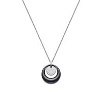 NZVCQVPU Colliers en céramique pour femmes, colliers noirs/blancs Colliers de cercle creux 48 cm