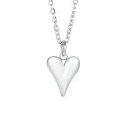 NZVCQVPU Colliers pour femmes en acier inoxydable, colliers pour femmes pendentif coeur de mode avec chaîne de 20 pouces