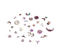 NZVCQVPU Composants de bijoux faits à la main 31 pièces Kit de charmes pendentifs pour le collier de bricolage Boucles d'oreilles