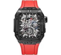 NZVCQVPU Coque de protection en céramique et acier inoxydable pour montre Ultra 45 mm/44 mm Metallgiermod Fit pour iWatch Series 8 7 6 5 4 - Kit de modification de bracelet, For 45mm, Standard