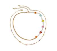 NZVCQVPU Daisy pour les femmes, longue pour woalloy marguerite tisser un cadeau d'anniversaire de forme asymétrique pour les femmes