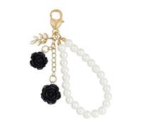 NZVCQVPU Fausses perles et support de rose Sac de chaîne perlé charme de portefeuille léger ornement pour femmes filles