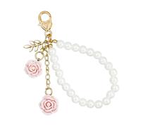 NZVCQVPU Fausses perles et support de rose Sac de chaîne perlé charme de portefeuille léger ornement pour femmes filles