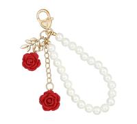 NZVCQVPU Fausses perles et support de rose Sac de chaîne perlé charme de portefeuille léger ornement pour femmes filles