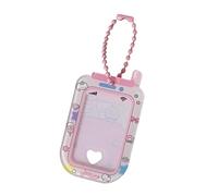NZVCQVPU Femme Téléphone Papier Photocard Carte Carte Portefeuille Carte Acrylique 1inch Small Card Idol Photo Keychain Pendants Sleeve Card