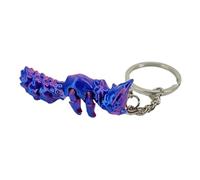 NZVCQVPU Foxes Collectible Figure Keychain 3D imprimé articulé pour les amateurs de renards