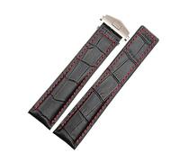 NZVCQVPU Genuine Leather Bracelet 19mm 20mm 22m For Watchband Men Wristwatches Band Accessories Fold Buckle Leather Watch Strap