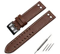NZVCQVPU Genuine Leather Watchbands 20/22mm Band For Hamilton Khaki Field Watch H760250 H77616533 Watchband Watch Strap Button Buckle