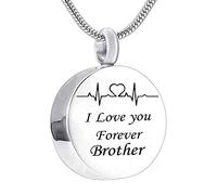 NZVCQVPU Jewelry Steel, Small Jewelry Round I Love You Forever... for Men Women with Funnel Kit & Bag