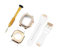 NZVCQVPU Kit de modification de bracelet en acier inoxydable pour bande 8 7 41 mm 45 mm Slicone STRAP METAL CAS