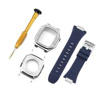 NZVCQVPU Kit de modification de bracelet en acier inoxydable pour bande 8 7 41 mm 45 mm Slicone STRAP METAL CAS